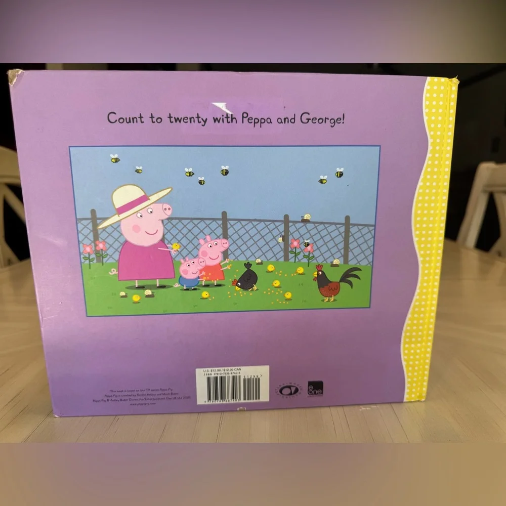 Peppa Pig and the Lucky Ducks Hardcover Book – 2016 – Counting 1–20